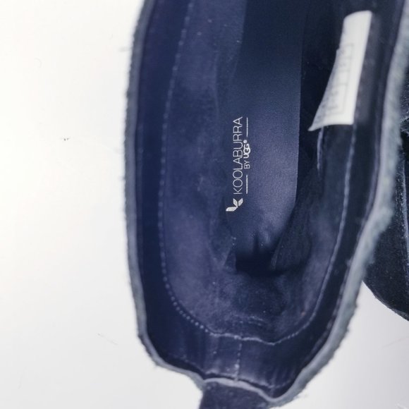 SOLD Koolaburra Ugg Black Suede Ankle Boots Size 7 - Picture 7 of 11